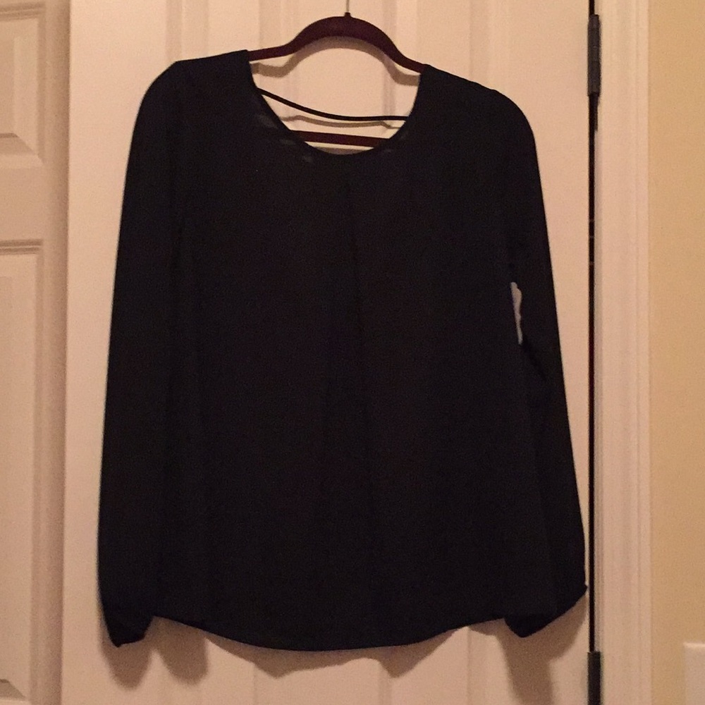 Black Entourage blouse, size small with tags
